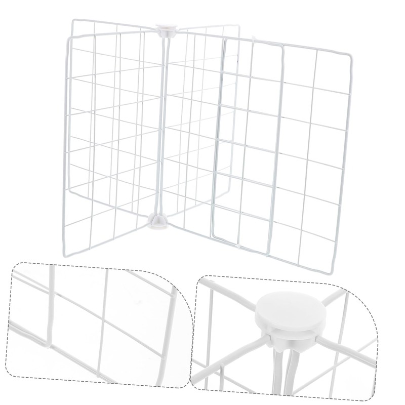 CIYODO Fridge Organizer Iron Wire Freezer Divider Partition Board Storage