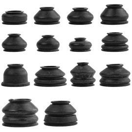 Ball Joint Boot Covers,14 Pcs Universal Multipack Ball Joint Rubber Dust Boot Covers Track Rod End Set Kit