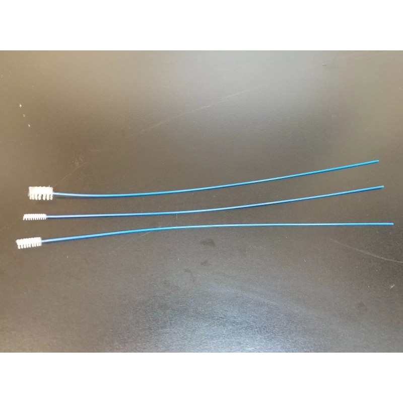 HIGHTBRUSH #BP8 8MM NYLON TUBE BRUSH INSTRUMENT CLEANING 14''LONG POLYHANDLE