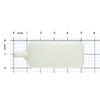 Kerick Valve PF224-NT Polyethylene Rectangle Float Ball, 2" Width, 2"