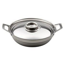 MTRimatsu MT 18-0 1-Person Pan (with lid) 6.7 inches (17 cm), 1-Hole Design, Stackable Storage