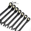 STARWORK TRUE MECHANIC™ 7Pc. 120T SAE&Metric Flexible Ratcheting Wrench Set,
