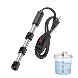 Bucket Fast Heater 2000W, Immersion Water Heater, Bathtub Heater, Heat 5 Gallons of Water in Minutes, Submersible Pool Heater for Mini Inflatable Pools and other Small Pools