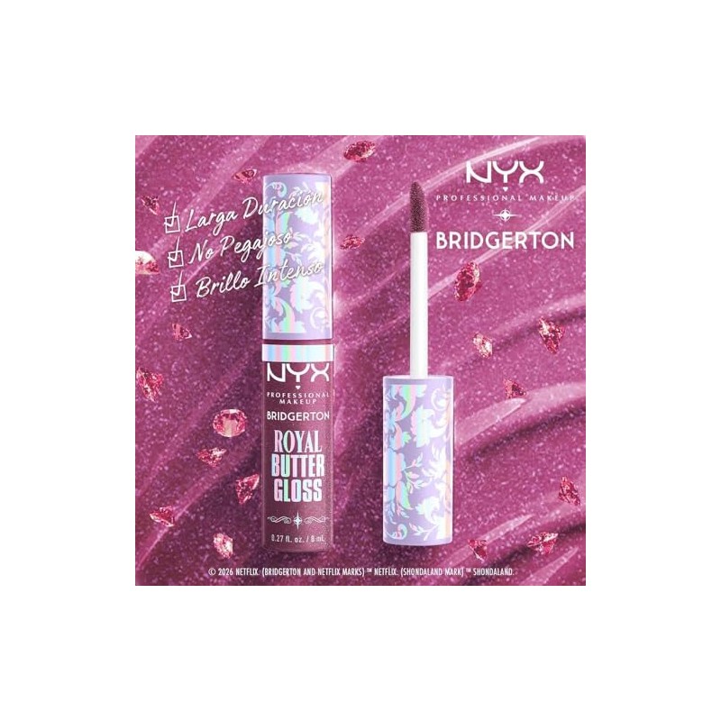 Nyx Professional Makeup, Bridgerton Kit de Labios Tonos Amethyst amour