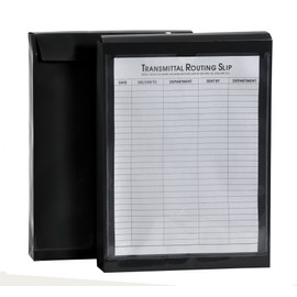 Lion File-N-Send Poly Inter-Office Envelopes, 10 x 13 Inches, Opaque Charcoal Gray (Black), 6 EA/Pack, 1 Pack (22700-CG)