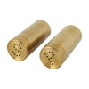 2 Pcs Pepper Shaker Gold 304 Stainless Steel Seasoning Bottle