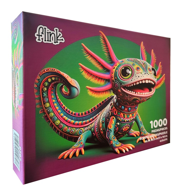 FLINK Rompecabezas Ajolote Alebrije 1000 Piezas