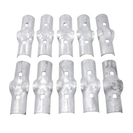 America's Fence Store 1-3/8" x 1-3/8" Line Rail Clamps 5 Pack