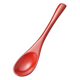 Japanese Lacquer Bowl Steamed Spoon (Vermilion) [L 5.1 inches (13 cm)] | Bowl