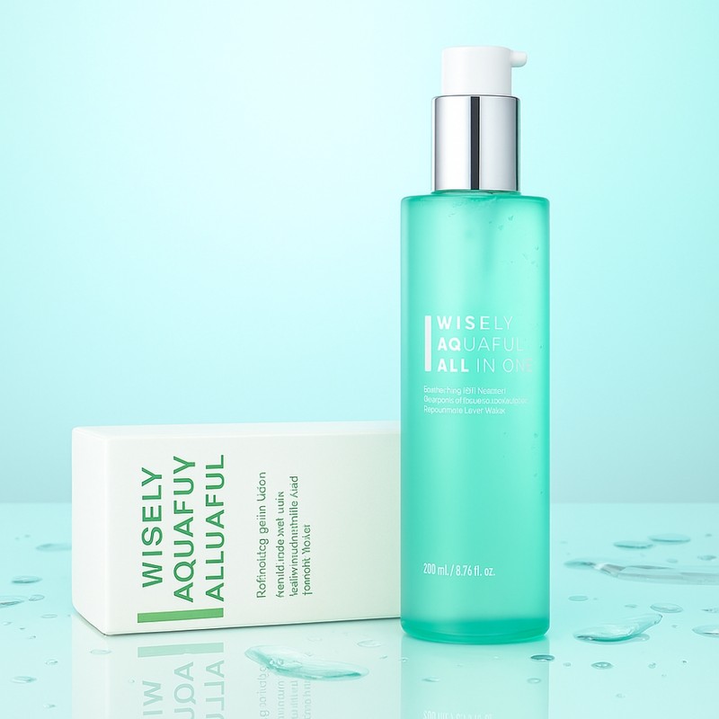 Men's Moisture Aqua All-in-One Lotion Cooling Refreshing Non-sticky Lotion Ingel