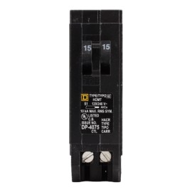 Square D NEW Square D HOMT1515 1 P 15 A120/240 Volts Tandem Circuit Breaker Plug-In Mount