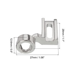 sourcing map High Shank Ruler Frame Free Motion Darning Presser Foot Sewing Machine Foot for Most Universal Sewing Machine