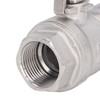 Full Port Ball Valve Stainless Steel Female Thread 3/4in 1000