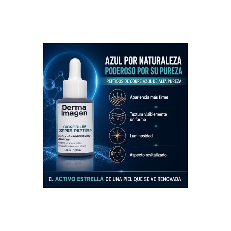 Cicatrilim Copper Peptides Sérum Facial con Péptidos de Cobre GHK-Cu,