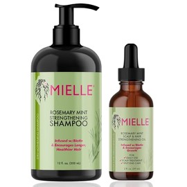Mielle Organics Miele/Rosemary Mint Strengthening Shampoo/Scalp and Hair Strengthening Oil/Offer/Gift Set