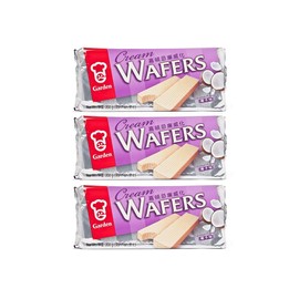 Garden Cream Wafer Coconut Flavor 200g, 3 Pack