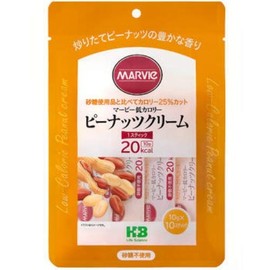 H+B Life Sciences Marvy Low Calorie Peanut Cream Sticks, Pack of 10