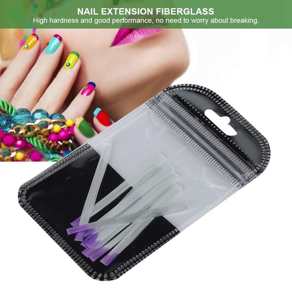 Nail shop professional nail repair tool, safe and fast repair nails, professional nail extension fibreglass nail, the fibreglass manicure tool 10pcs repairs
