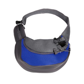 Pet Dog Sling Carrier, Breathable Mesh Portable Travel Safe Pet Sling Shoulder Bag Carrier with Adjustable Non-Slip Shoulder Strap for Small Dogs Cats Puppy