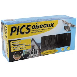 Caussade irepoipic pic-pigeons Discreet and easy to fit, Blue, 25 x 8 x 12 cm