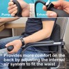 awave bloom Inflatable Lumbar Support Pillow for Car Seat and