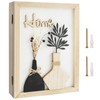 Wooden Key Box, Key Holder Wall Mount Decorative Wooden Key