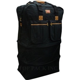 40 Rolling Wheeled Duffle Bag Spinner Suitcase Luggage Expandable