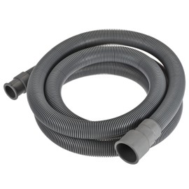 MECCANIXITY Washing Machine Drain Hose, 32mm Inner Dia 2M Length Flexible Pipe Extension Gray