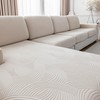 QIANMEW Couch Cushion Covers for Sectional and L Shaped Sofa,
