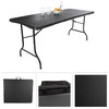 Lavish Home Everyday Home Folding Table, Black