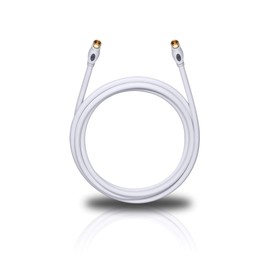 Oehlbach Antennen, SAT connection cable [1x F-plug - 1x F-Stecker] 0.75m 120 dB gildede Steckkon