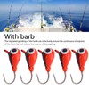 5 PCS Ice Fishing Jigs Kit Winter Fishing Perch Hooks