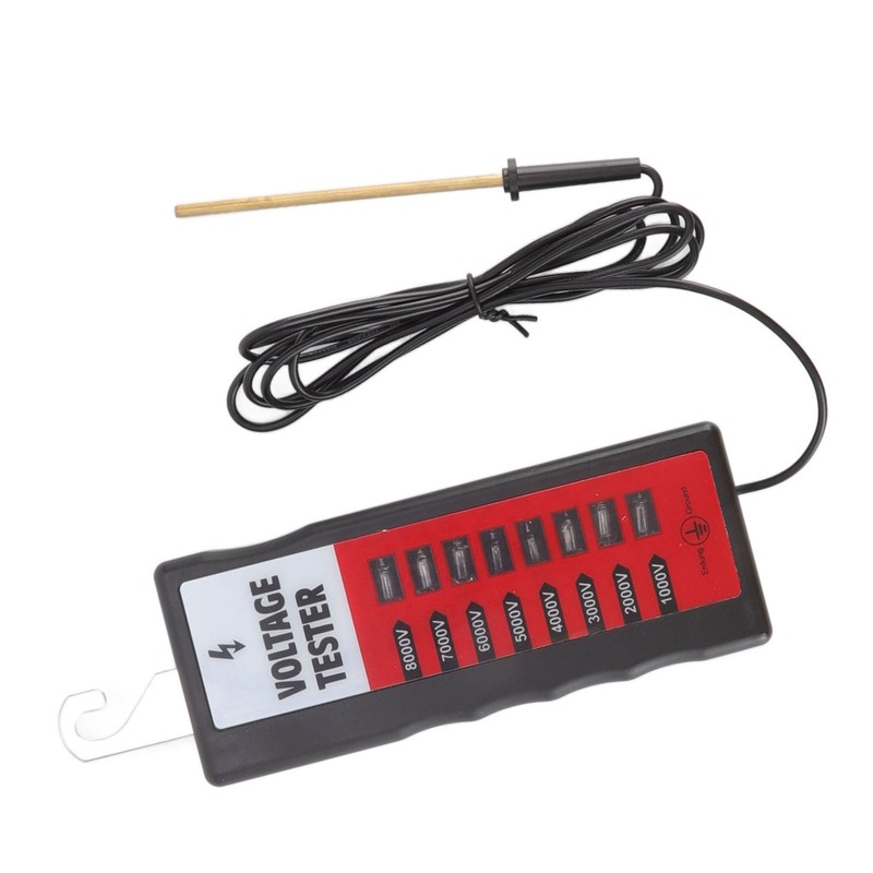 Electric Fence Tester LCD Screen Voltage Meter 10KV Portable Tool