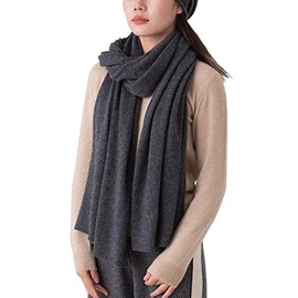 Prettystern2-ply cashmere woven scarf for men and women. - 200cm X 55cm