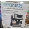 FARBERWARE DUAL BREW 10 CUP COFFEE + ESPRESSO MAKER TOUCHSCREEN