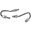 Akozon Set of 2 Rear Brake Lines, Brake Pipe, Brake