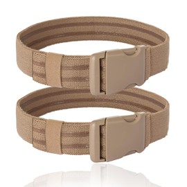 2 Pcs Tactical Leg Strap, Thigh Strap Belt for Leg Holster, for Hunting and Outdoors EDC Leg Hanger with Quick-Release Buckle Unisex (Coyote Brown)