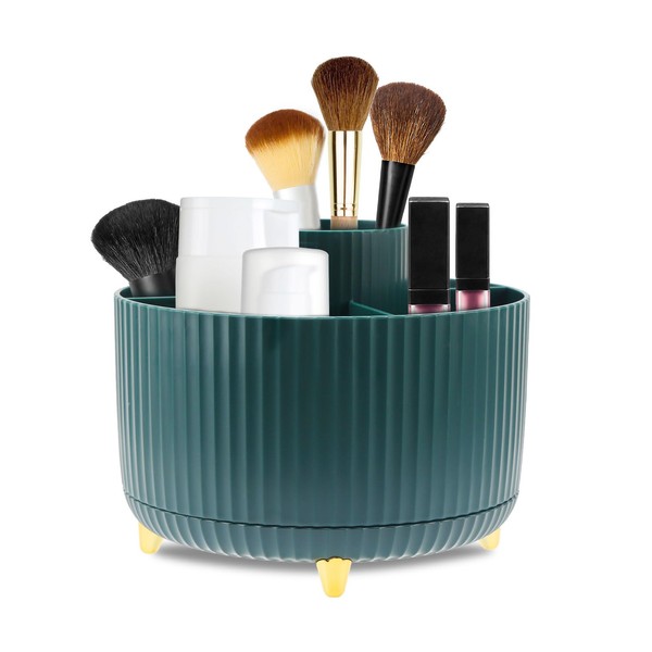 Yagosodee Make Up Organiser, 360° Rotating Brush Organiser, Dressing Table