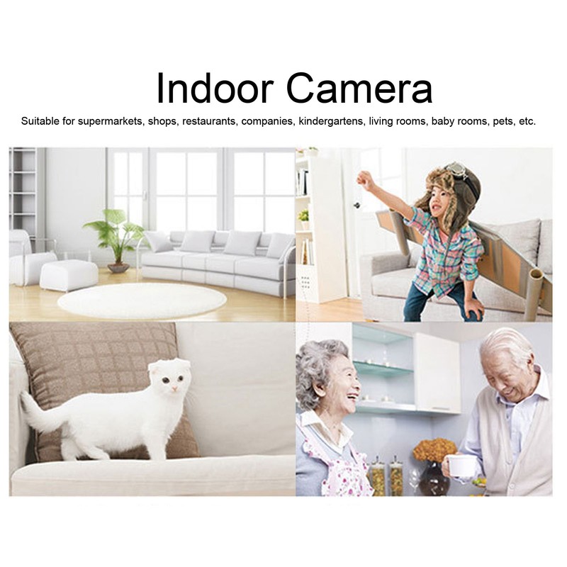 Security Baby Pet Camera AI Motion Detection Alarm Infrared Night