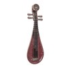 Incense Burner Holder Unique Chinese Lute Design Premium Copper Sturdy