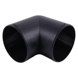 ZTUOAUMA 90 Degree 75mm OD Elbow Diesel Heater Air Duct Pipe Hose Outlet Connector Compatible with Eberspacher Webasto 5KW Air Diesel Parking Heaters