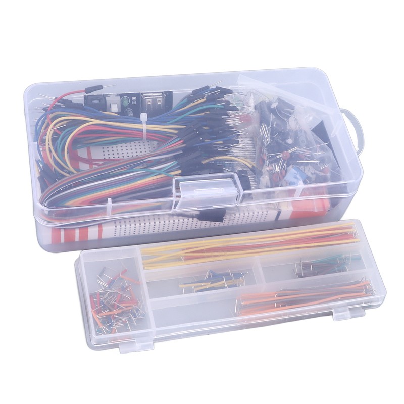 830 Tie Points Breadboard with Power Supply Module DIY Circuit