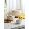 MIKIGEY Mikiegy Ceramic Mixing Bowls Set of 4, Nesting Ceramic