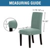 H.VERSAILTEX Stretch Dining Chair Covers Set of 2 Chair Covers