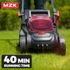MZK 40V(2 x 20V) 13”Cordless Electric Lawn Mower,with 4-Position Height