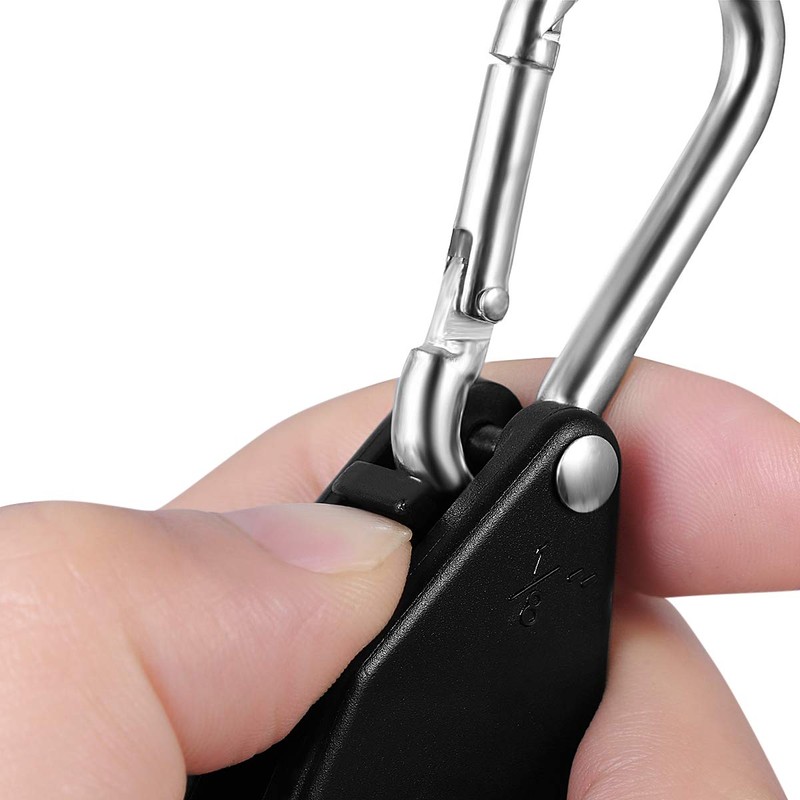 2 pieces rope ratchet with hooks for growing lamps, 1/8