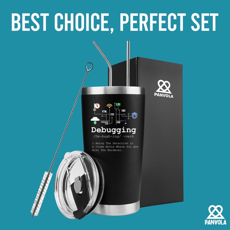 Panvola 'Debugging Definition ' Computer Programmer Student Teacher Geek Coder