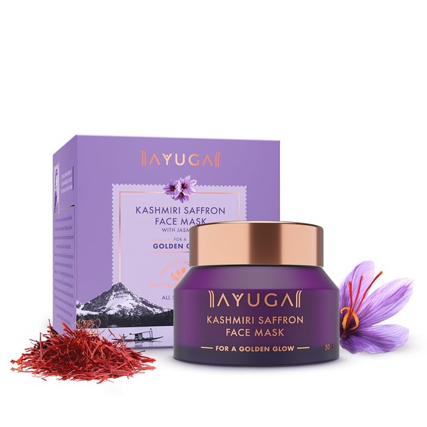 Ayuga Kashmiri Saffron Face Pack | Helps Reduce Tanning &