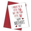 Close to the Bone Funny Rude Mothers Day Greeting Card