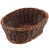 Nagao 01018330 Basket, Washable Basket, Economy, Oval Shape, 11.8 inches